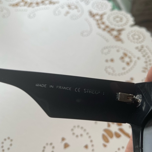 Anne et Valentine Black Sunglasses "Streep" Made in France Luxury Eyewear - Picture 14 of 17